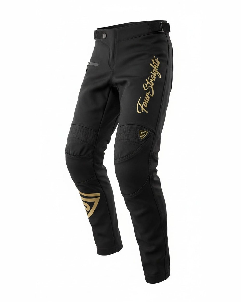 Pantalón Signature Negro / Oro — ropa técnica Pantalones para BMX, MTB y Downhill
